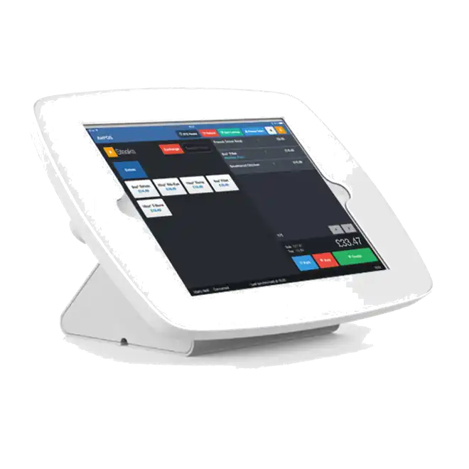 PointCraft countertop station with integrated payment terminal